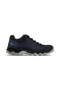 Buty trekkingowe męskie Mammut Mercury Iv Low Gtx. Zapięcie: sznurówki. Kolor: niebieski. Materiał: syntetyk, skóra, materiał. Szerokość cholewki: normalna. Sport: turystyka piesza