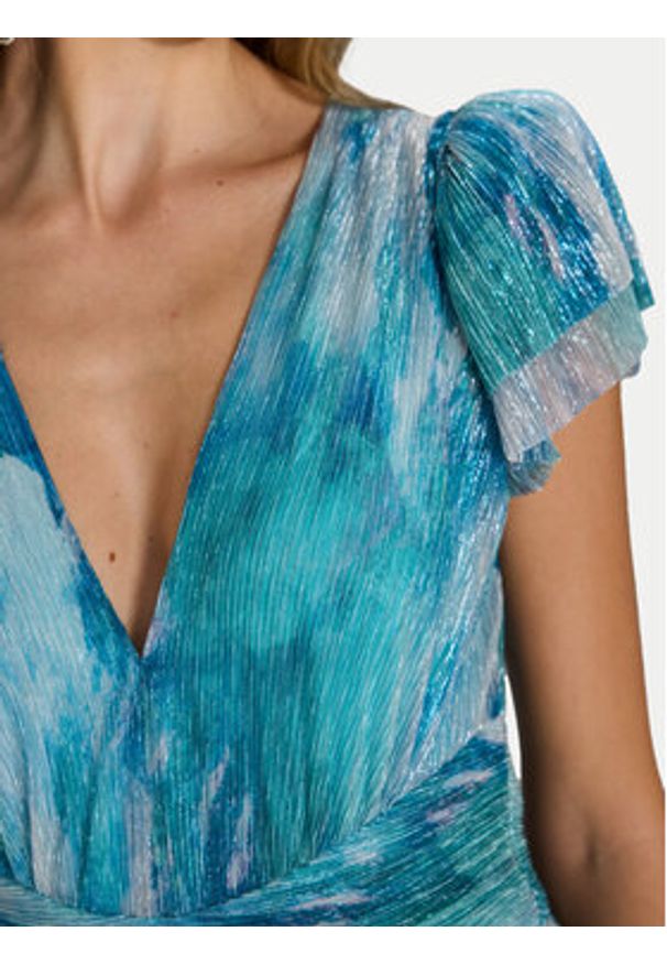 Swing Sukienka wieczorowa 5AI18000 Niebieski Regular Fit. Kolor: niebieski. Materiał: syntetyk. Styl: wizytowy