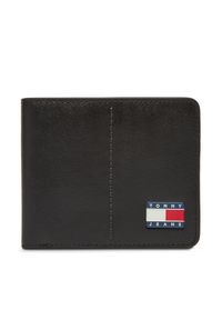 Duży Portfel Męski Tommy Jeans. Kolor: czarny