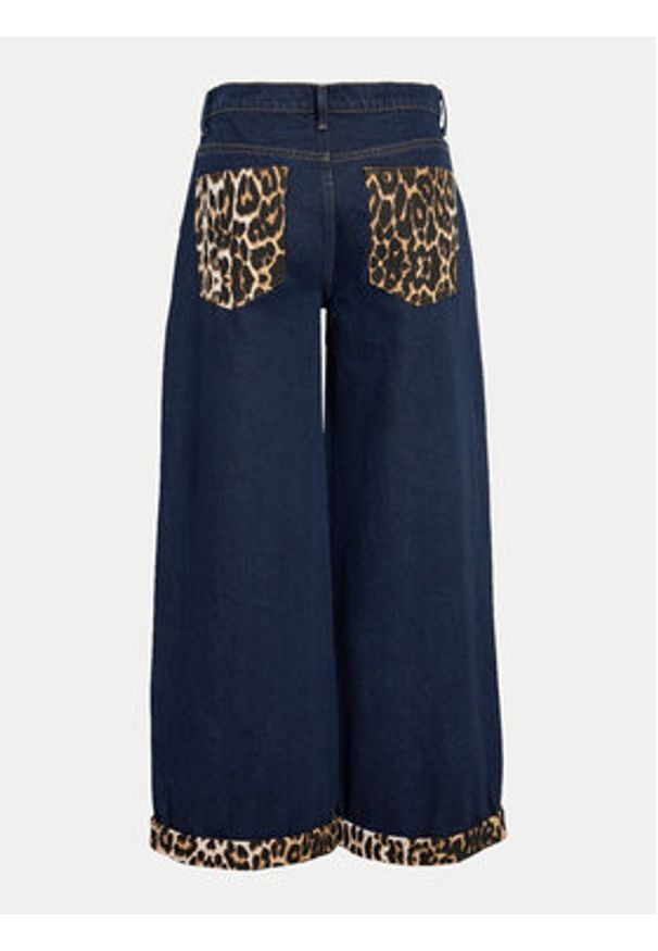 Noisy may - Noisy May Jeansy 27033508 Granatowy Wide Leg. Kolor: niebieski