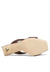 Elisabetta Franchi Klapki SA-66L-32E2-D88 Brązowy. Kolor: brązowy. Materiał: skóra #4