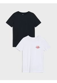 Sinsay - Koszulki z krótkim rękawem 2 pack - wielobarwny. Długość rękawa: krótki rękaw. Długość: krótkie #1