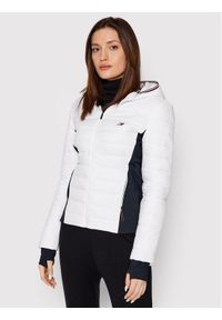 TOMMY HILFIGER - Kurtka puchowa Tommy Hilfiger. Kolor: biały. Materiał: puch #1