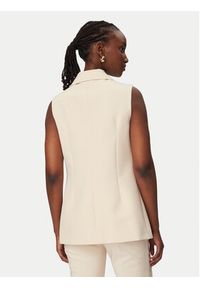 Rinascimento Kamizelka garniturowa CFC0128645003 Beżowy Regular Fit. Kolor: beżowy. Materiał: syntetyk #5