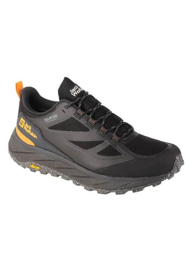 Buty trekkingowe męskie Jack Wolfskin Terraventure Texapore Low. Zapięcie: sznurówki. Kolor: czarny. Materiał: tkanina, guma. Szerokość cholewki: normalna