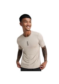 Koszulka rowerowa Gravel męska SIROKO Cedar. Kolor: beżowy. Sport: kolarstwo #1