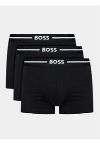 BOSS - Boss Komplet 3 par bokserek Trunk 3P Bold 50510687 Czarny. Kolor: czarny. Materiał: bawełna
