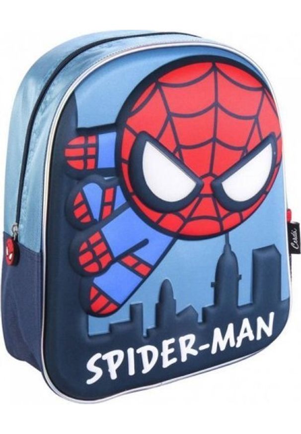 SPIDERMAN - Spiderman Plecak szkolny Spiderman Niebieski (25 x 31 x 10 cm). Kolor: niebieski. Wzór: motyw z bajki