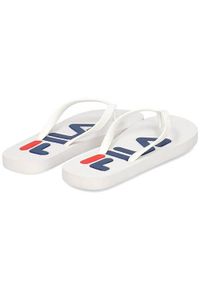 Japonki damskie Fila Troy Slipper. Kolor: biały. Materiał: materiał, syntetyk