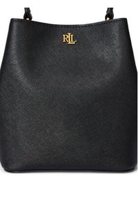 Lauren Ralph Lauren - LAUREN RALPH LAUREN Torebka 431969365001 Czarny. Kolor: czarny. Materiał: skórzane #7