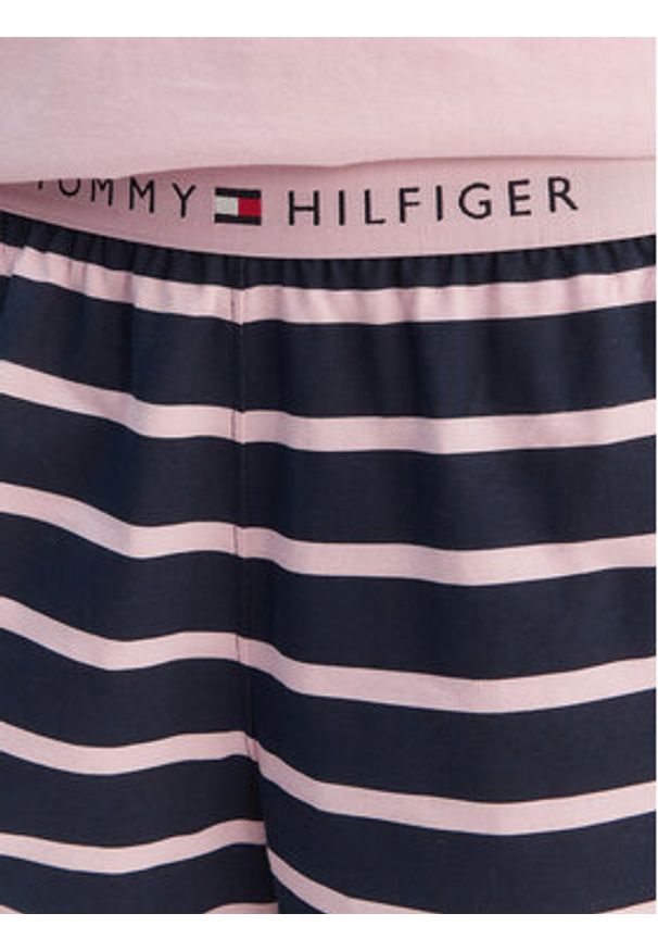 TOMMY HILFIGER - Tommy Hilfiger Piżama UW0UW05760 Kolorowy Regular Fit. Materiał: bawełna. Wzór: kolorowy
