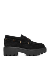 Badura Loafersy EO-AZALEA-8126-25 Czarny. Kolor: czarny. Materiał: zamsz, skóra