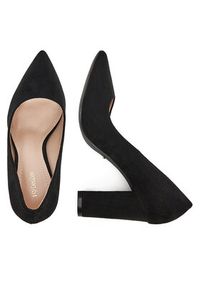 DeeZee Czółenka LB9901-BLACK SU Czarny. Kolor: czarny. Materiał: materiał #3