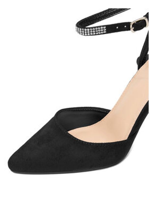 DeeZee Czółenka CEO-WSS21503-01 Czarny. Kolor: czarny. Materiał: materiał