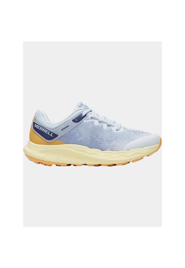 Damskie buty do biegania w terenie Merrell Antora 4. Kolor: żółty, wielokolorowy, niebieski