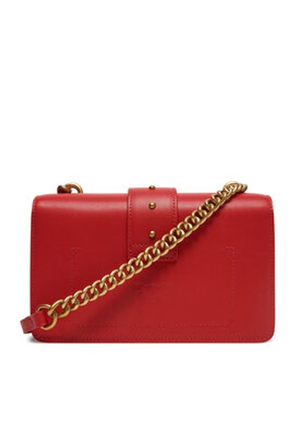 Pinko - PINKO Torebka Love One Mini Cl PE 25 PCPL 100059 A0F1 Czerwony. Kolor: czerwony. Materiał: skórzane