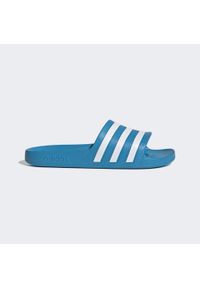 Adidas - Klapki adilette Aqua Kids. Kolor: biały, niebieski, wielokolorowy