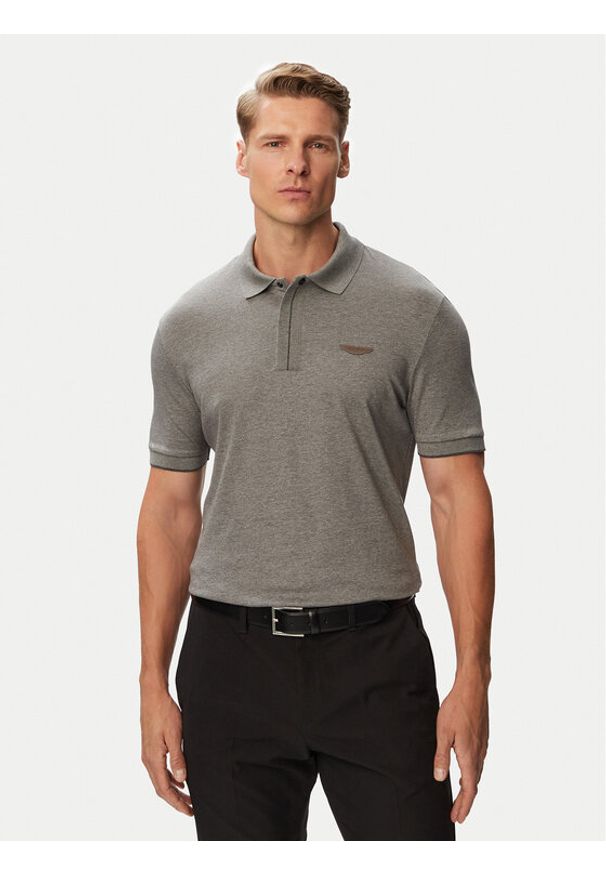 BOSS Polo C-Parlay 50575003 Szary Regular Fit. Typ kołnierza: polo. Kolor: szary. Materiał: bawełna