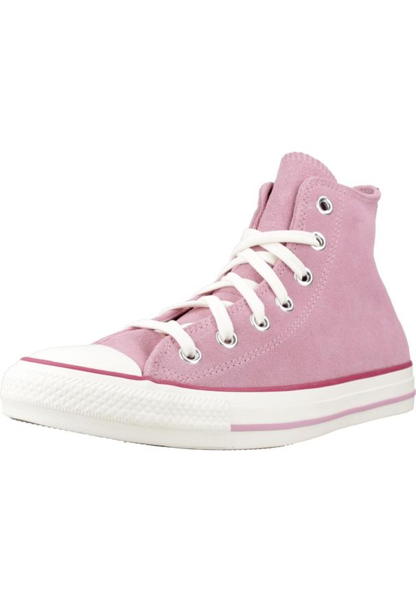 Converse - Buty CONVERSE CHUCK TAYLOR ALL STAR CONTRAST SUEDE Rose. Kolor: różowy. Materiał: tkanina