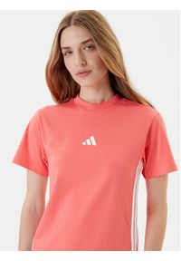 Adidas - adidas T-Shirt Essentials 3-Stripes KE4377 Koralowy Regular Fit. Kolor: pomarańczowy. Materiał: bawełna #5