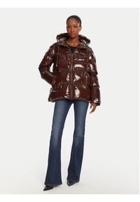 Pinko - PINKO Kurtka zimowa Eleodoro 101597 A2P7 Brązowy Regular Fit. Kolor: brązowy. Materiał: syntetyk. Sezon: zima