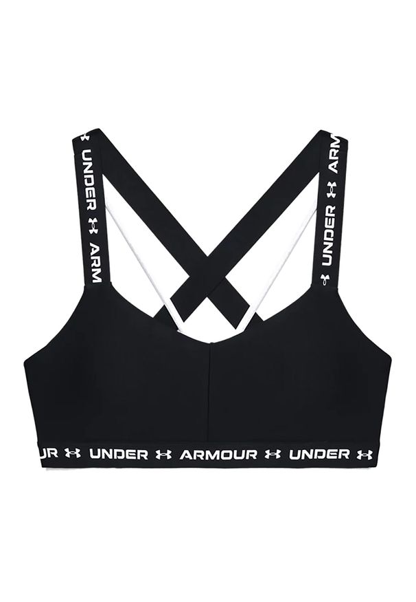 Stanik fitness cardio Under Armour Crossback Low. Kolor: czarny. Sport: fitness