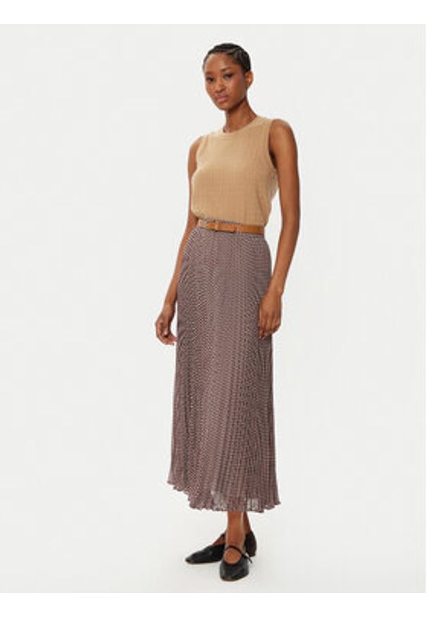 TOMMY HILFIGER - Tommy Hilfiger Sweter WW0WW43956 Beżowy Regular Fit. Kolor: beżowy. Materiał: syntetyk