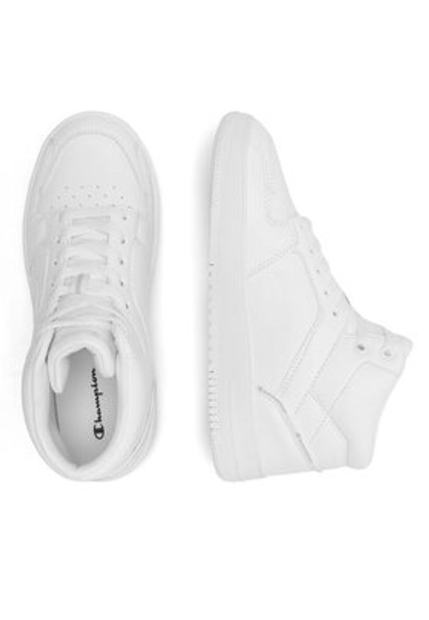 Champion Sneakersy Rebound 2.0 Mid Cut S S11471-WW007 Biały. Kolor: biały. Materiał: skóra