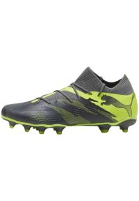 Buty Puma Future 7 Match Rush FG/AG M 107842 01 szare. Kolor: szary. Materiał: materiał, syntetyk. Szerokość cholewki: normalna. Sport: piłka nożna