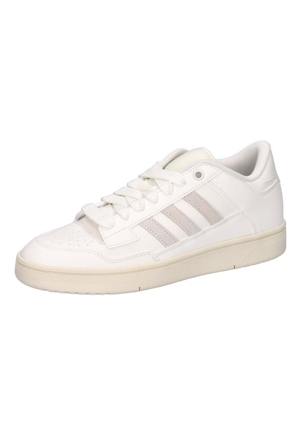 Buty Kobieta Adidas Rapid Court Low biały. Wysokość cholewki: przed kostkę. Kolor: beżowy, biały, wielokolorowy. Sport: turystyka piesza