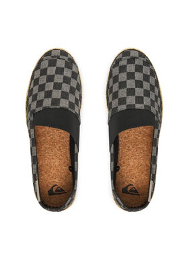 Quiksilver Espadryle AQYS700053 Szary. Kolor: szary. Materiał: materiał