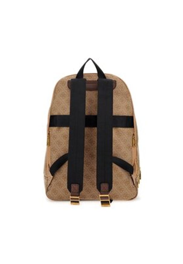 Guess Plecak Vezzola Smart HMEVZL P3241 Beżowy. Kolor: beżowy. Materiał: skóra