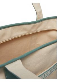 TOMMY HILFIGER - Tommy Hilfiger Torebka Th Summer Canvas Tote AW0AW17421 Zielony. Kolor: zielony #5