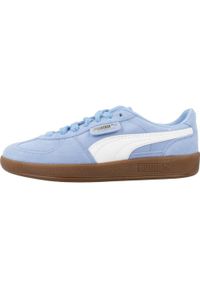 Tenisówki Puma Model Palermo Kolor Niebieski. Kolor: niebieski, wielokolorowy, biały. Materiał: guma, tkanina, skóra, materiał, syntetyk