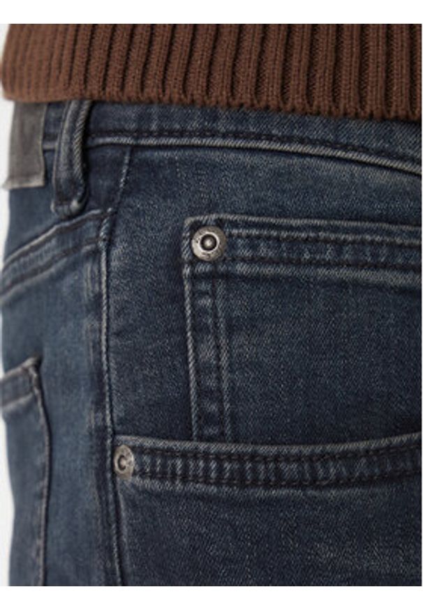 Lee Jeansy Daren 112371297 Granatowy Straight Fit. Kolor: niebieski