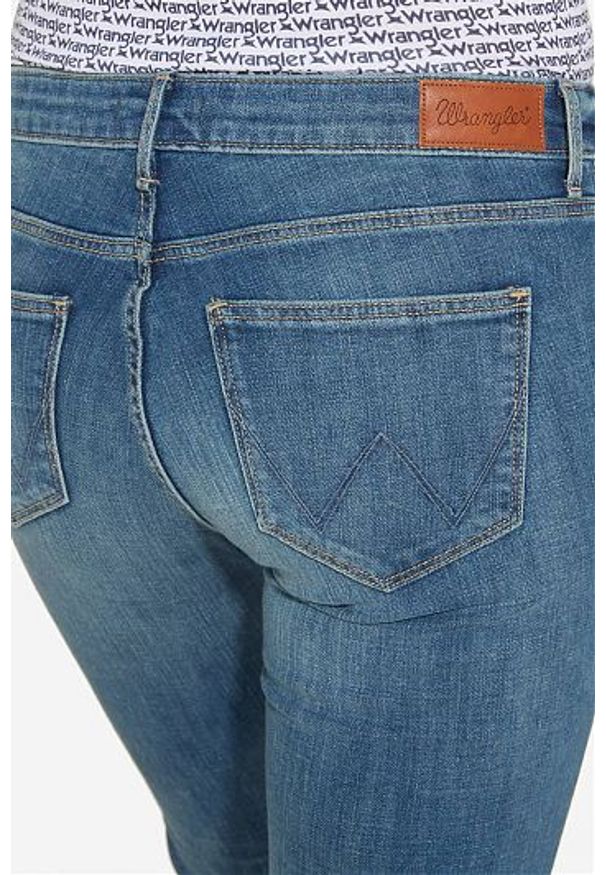 Wrangler - WRANGLER STRAIGHT DAMSKIE SPODNIE JEANSOWE INTO THE GROOVE W28T9197T