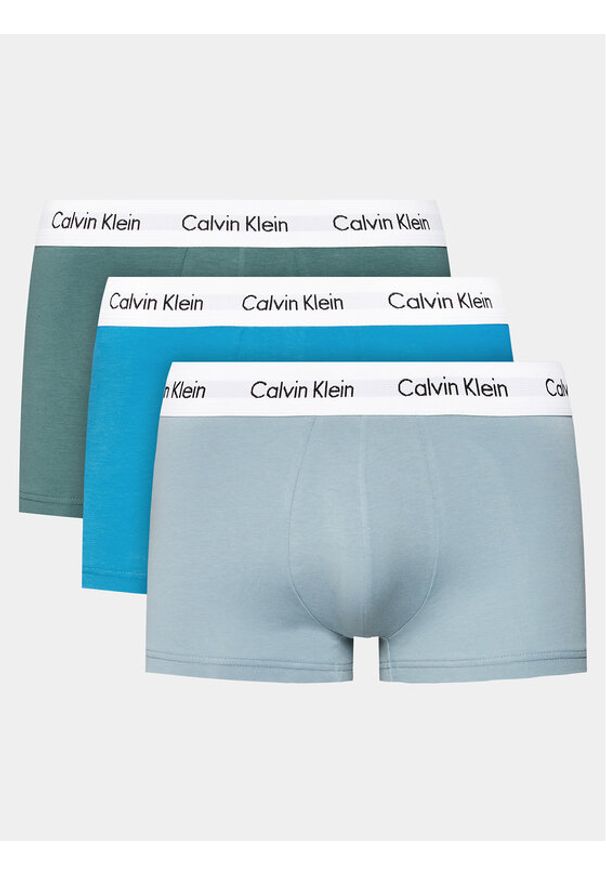 Calvin Klein Underwear Komplet 3 par bokserek 0000U2664G Kolorowy. Materiał: bawełna. Wzór: kolorowy