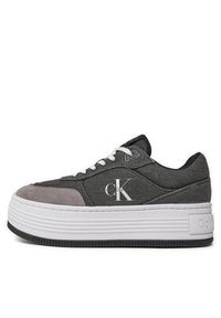 Calvin Klein Jeans Sneakersy Bold Platf Low Lace Mix Ml Btw YW0YW01433 Czarny. Kolor: czarny #4