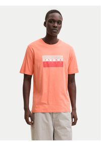 Jack & Jones T-Shirt Fusion Dots 12289863 Różowy Regular Fit. Kolor: różowy. Materiał: bawełna #1