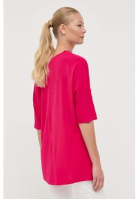 Max Mara Leisure bluzka kolor różowy. Kolor: różowy. Materiał: dzianina #4