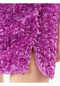 ROTATE Spódnica mini 3D Flower 1111332066 Fioletowy Regular Fit. Kolor: fioletowy. Materiał: syntetyk #3
