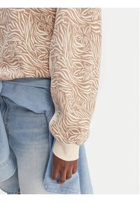 Roxy Bluza ERJFT05040 Beżowy Relaxed Fit. Kolor: beżowy. Materiał: bawełna, syntetyk #3
