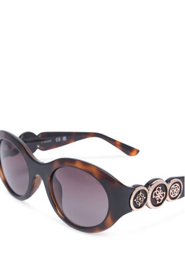 Guess Okulary przeciwsłoneczne GU00198-H Brązowy. Kolor: brązowy
