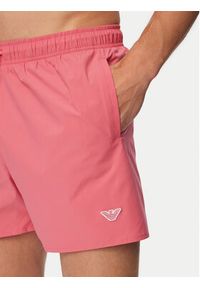 Emporio Armani Szorty kąpielowe EM000583 AF20424 UA303 Różowy Regular Fit. Kolor: różowy. Materiał: syntetyk #2