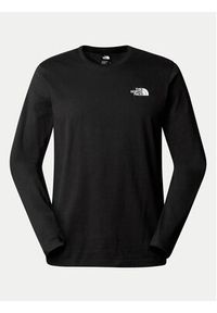 The North Face Longsleeve Simple Dome NF0A87QN Czarny Regular Fit. Kolor: czarny. Materiał: bawełna. Długość rękawa: długi rękaw #3