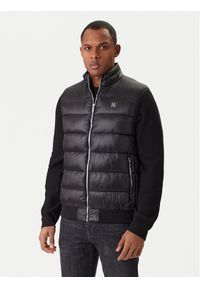 Karl Lagerfeld - KARL LAGERFELD Kamizelka 505091 561590 Czarny Regular Fit. Typ kołnierza: dekolt w karo. Kolor: czarny. Materiał: syntetyk #1
