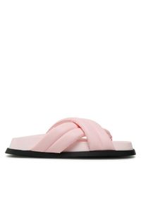 Tommy Jeans Klapki Fancy Padded Sandal EN0EN02175 Różowy. Kolor: różowy. Materiał: skóra