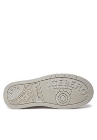 Iceberg Sneakersy Clock IU1687 Biały. Kolor: biały. Materiał: skóra