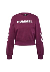 Sweatshirt kobieta Hummel Legacy. Kolor: fioletowy. Materiał: polar, materiał