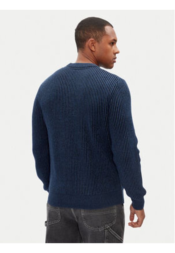 Pepe Jeans Sweter Lawson PM702496 Niebieski Regular Fit. Kolor: niebieski. Materiał: bawełna